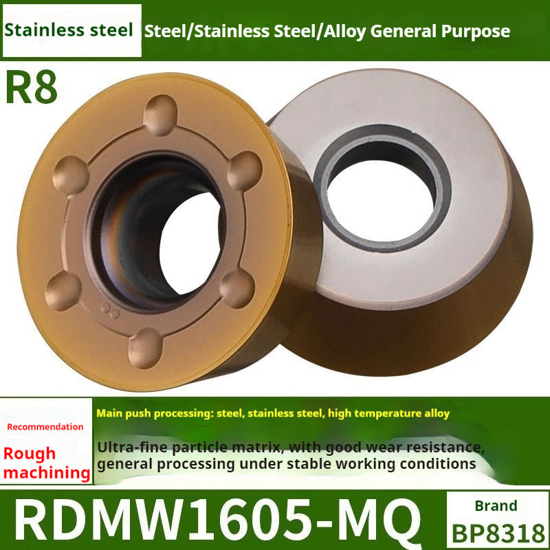 2036-CNC milling inserts, RPMW carbide R5 machining center, R4 milling machine, R6 milling inserts, RPMT round cutter cutters Shandong Denso Pricision Tools Co.,Ltd.